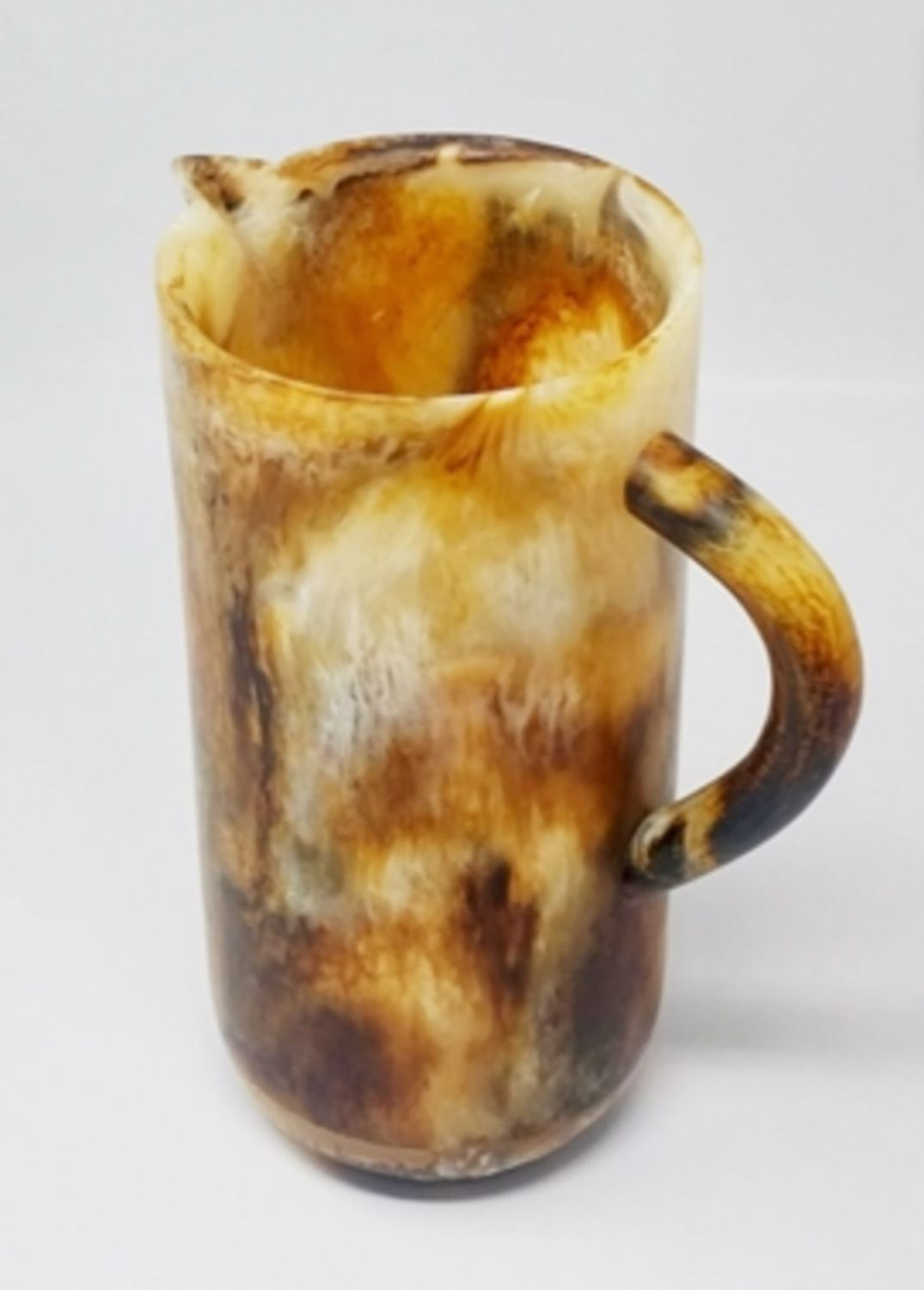 Tortoiseshell Pitcher, Resin, 10&quot; H