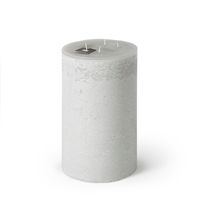 Candle Large 5 Wick 9.5&quot; x 2.75H Linen