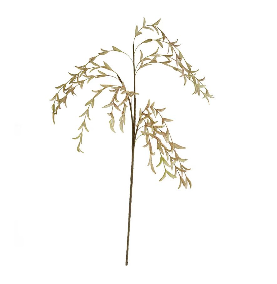 Faux Stems, Weeping Willow  Small Flowers, 48&quot;