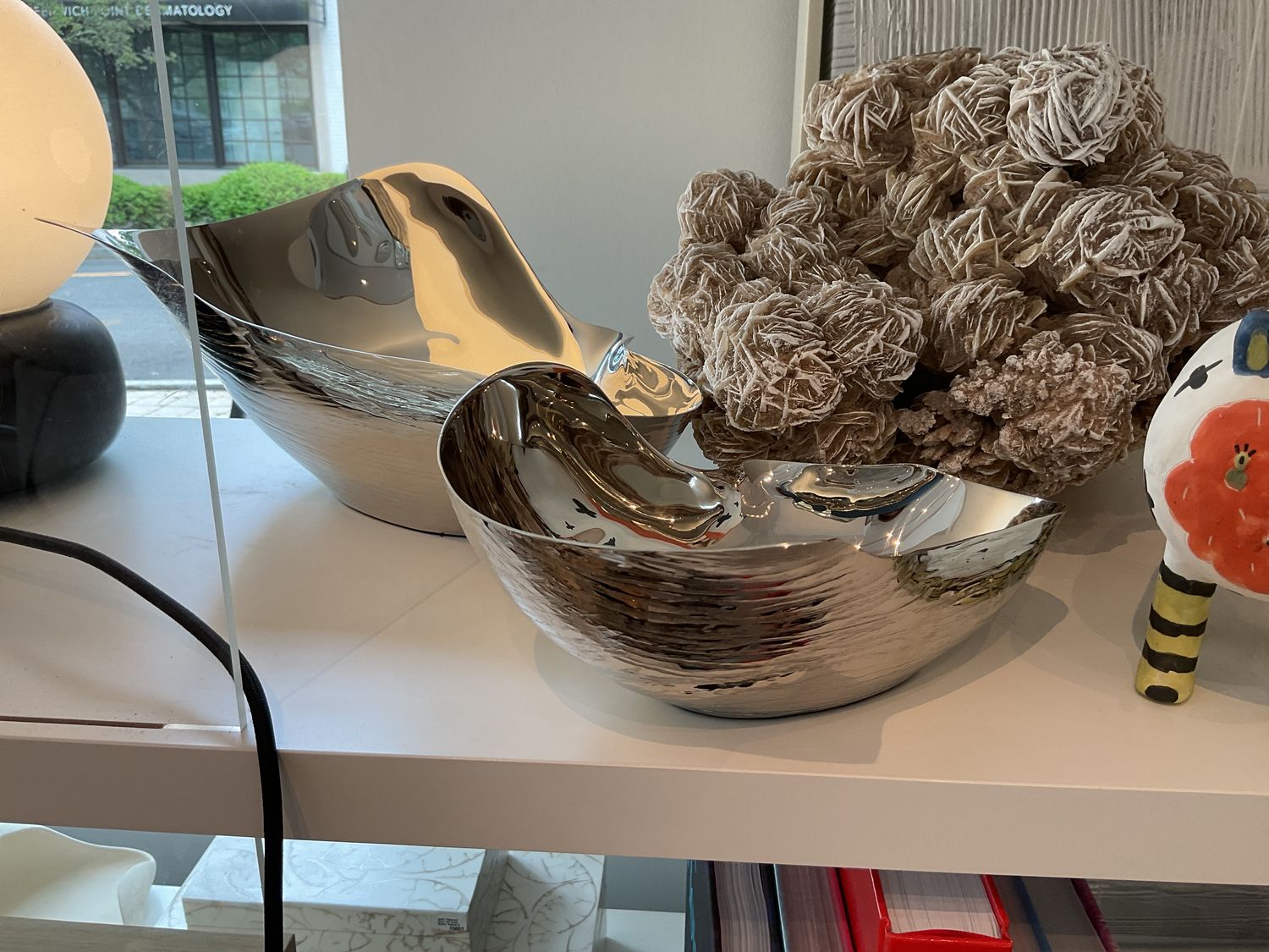 Bowl, Nickel Horn Shape, Small