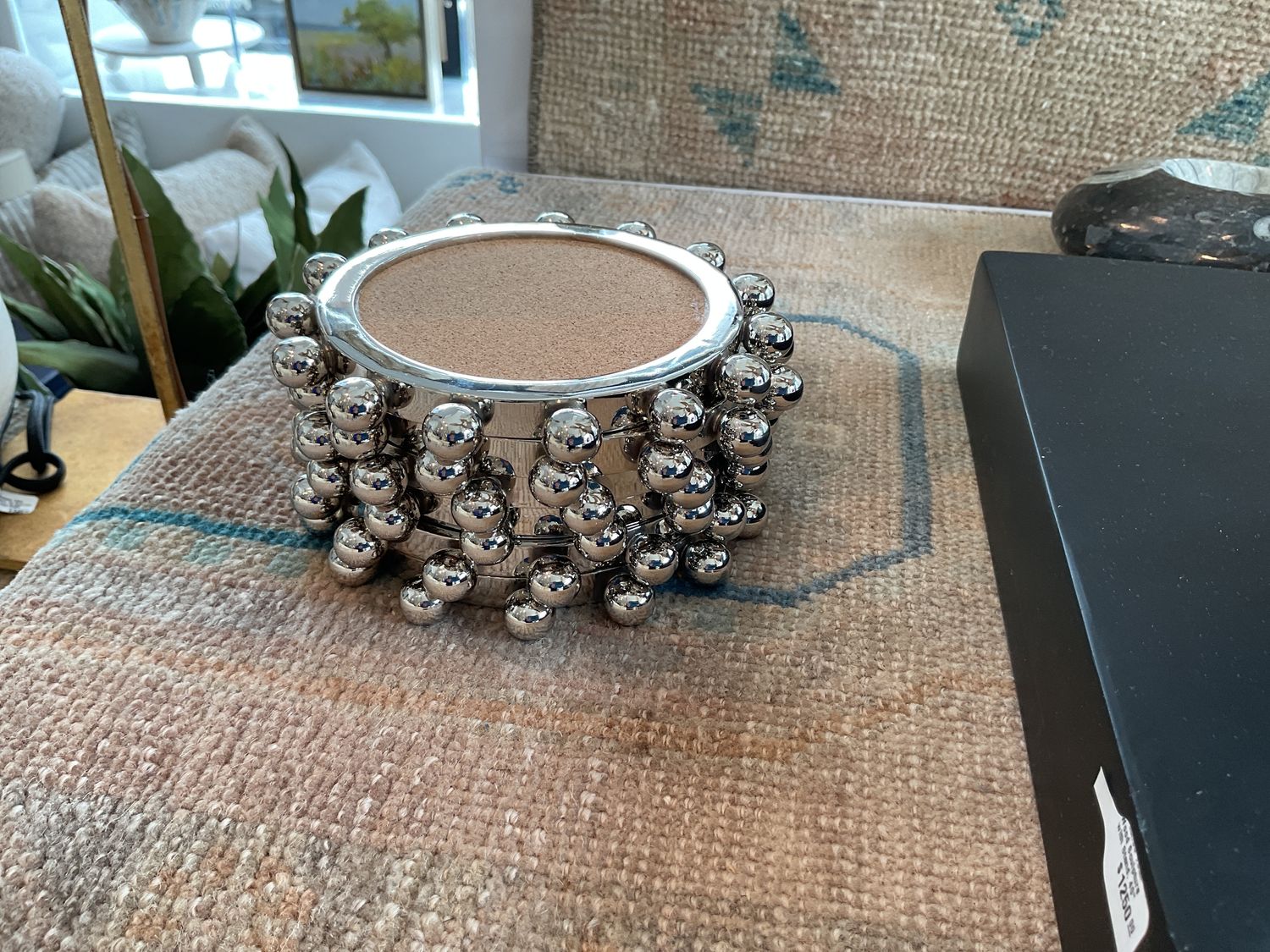 Coasters, Set of 6 Nickel Starburst