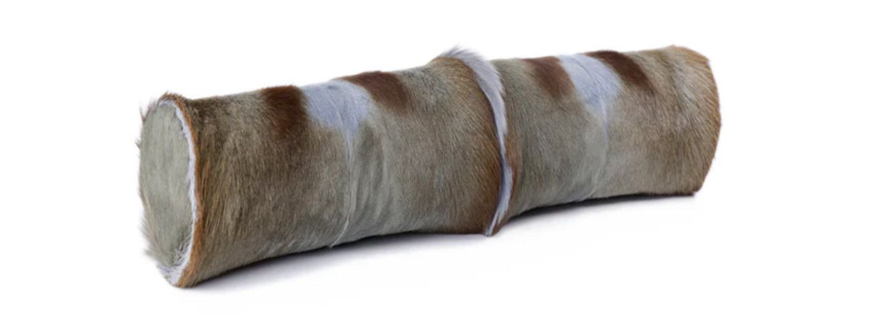Springbok Dyed Grey Bolster with Insert, 24&quot; x 6&quot;