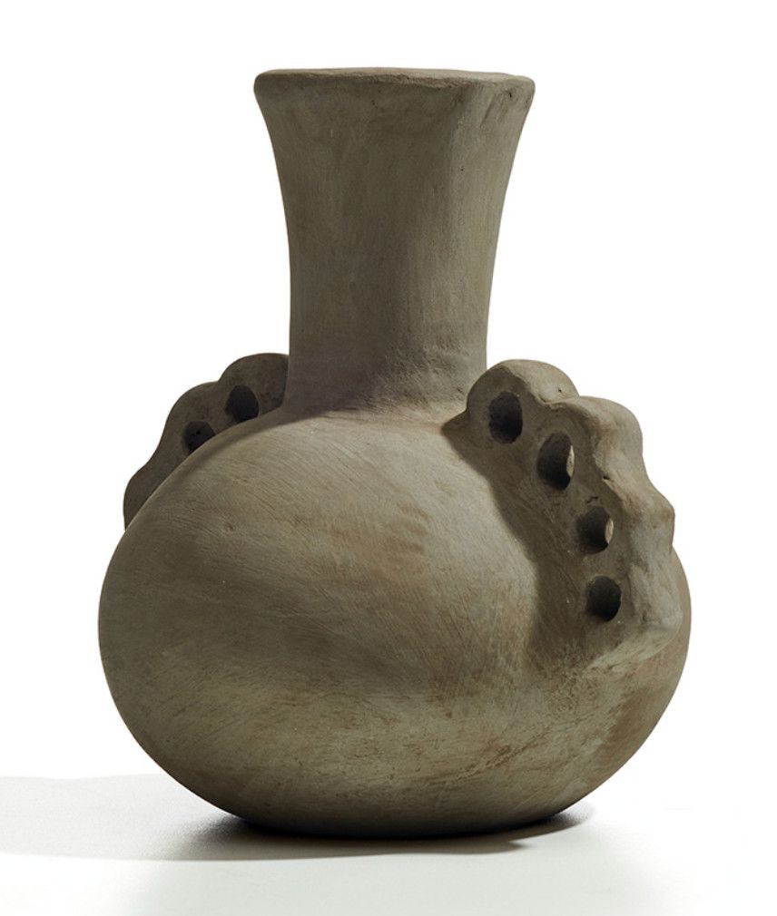 Vase, Natural Clay, Artisan Made, Indonesia, Not Waterproof