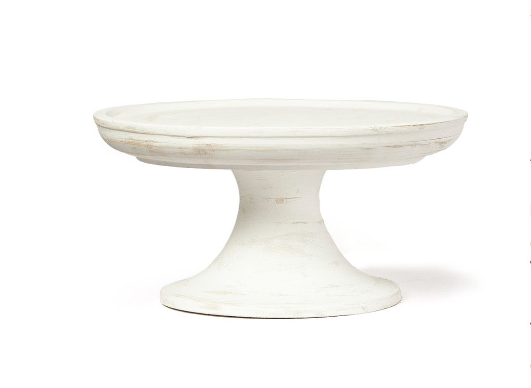 Tray, White Washed Wood Large Versatile Centerpiece 19.75&quot;