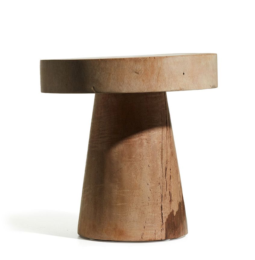 Side Table, Mango Wood, Borneo Artisan Made