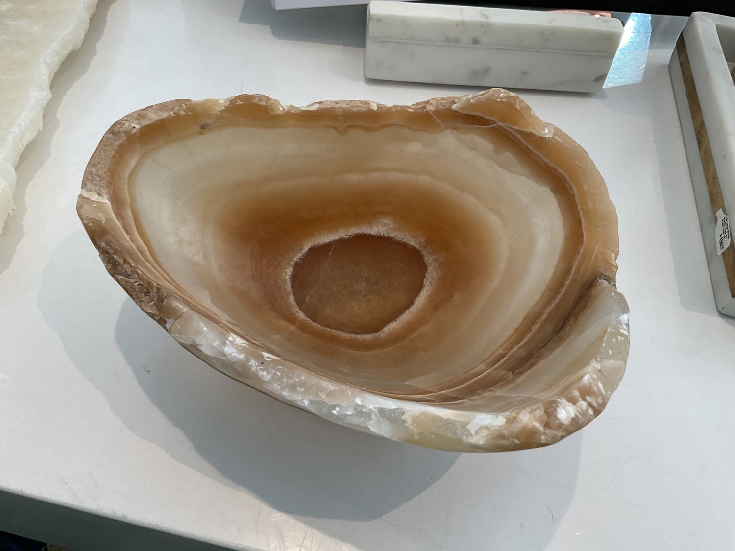 Onyx Bowl XS, Gold Hues, 8&quot; x 6&quot;