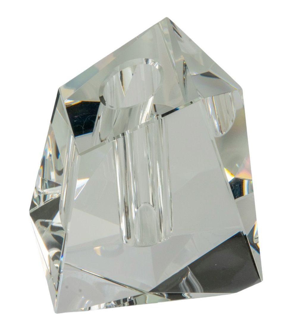 Prismatic Crystal Vase 7&quot;