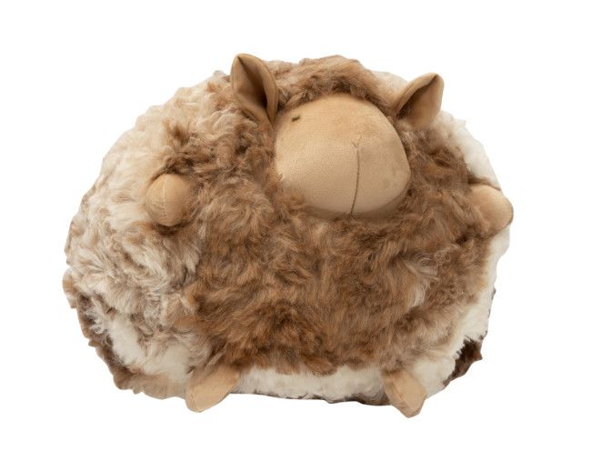 Pillow, Sheep Ball, Brown Ivory, Sheep Wool