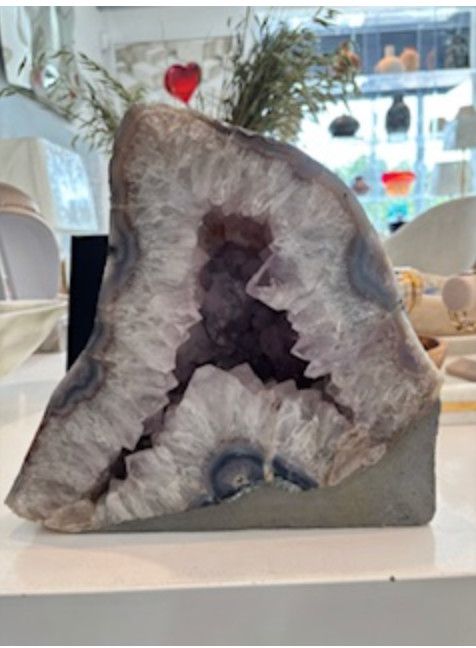 Amethyst Tabletop Sculpture, 8 x 6 x 10&quot;h