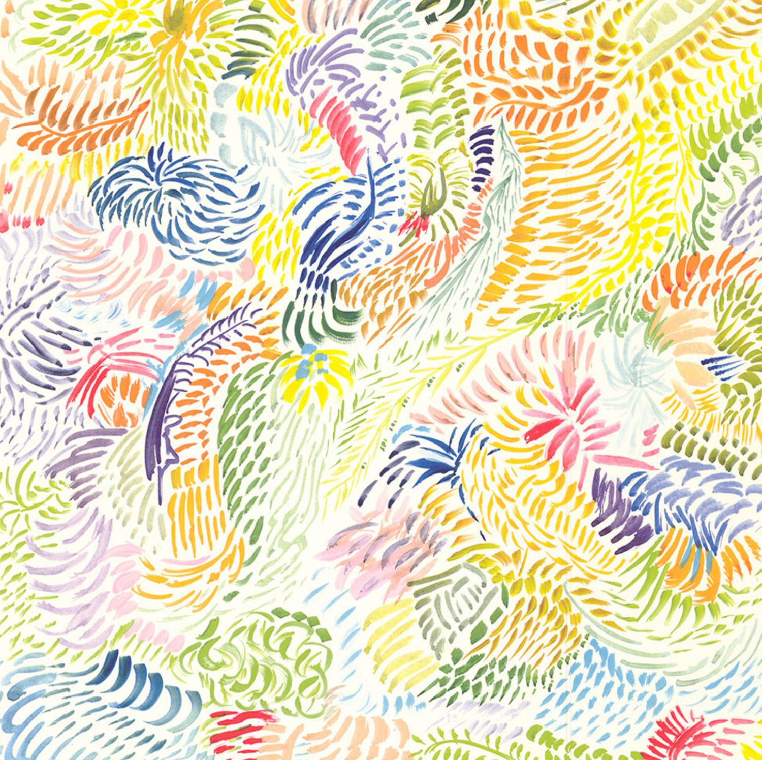 Pillow, 26&quot; x 26&quot;, Puebla-Multi Brights, Kelly O&#39; Neal, Bone Cotton with Down &amp; Feather Inserts
