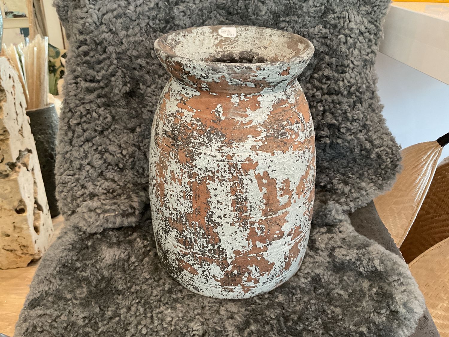 Oil Container Original Paint Vintage 1950&#39;s 11.5&quot;