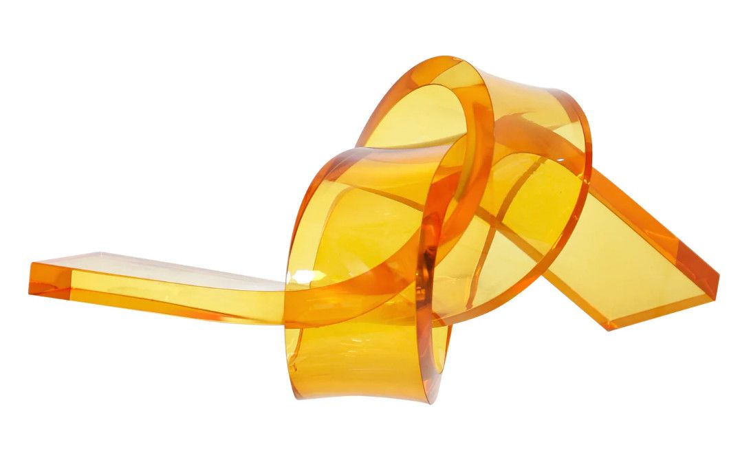 Knot, Orange Acrylic