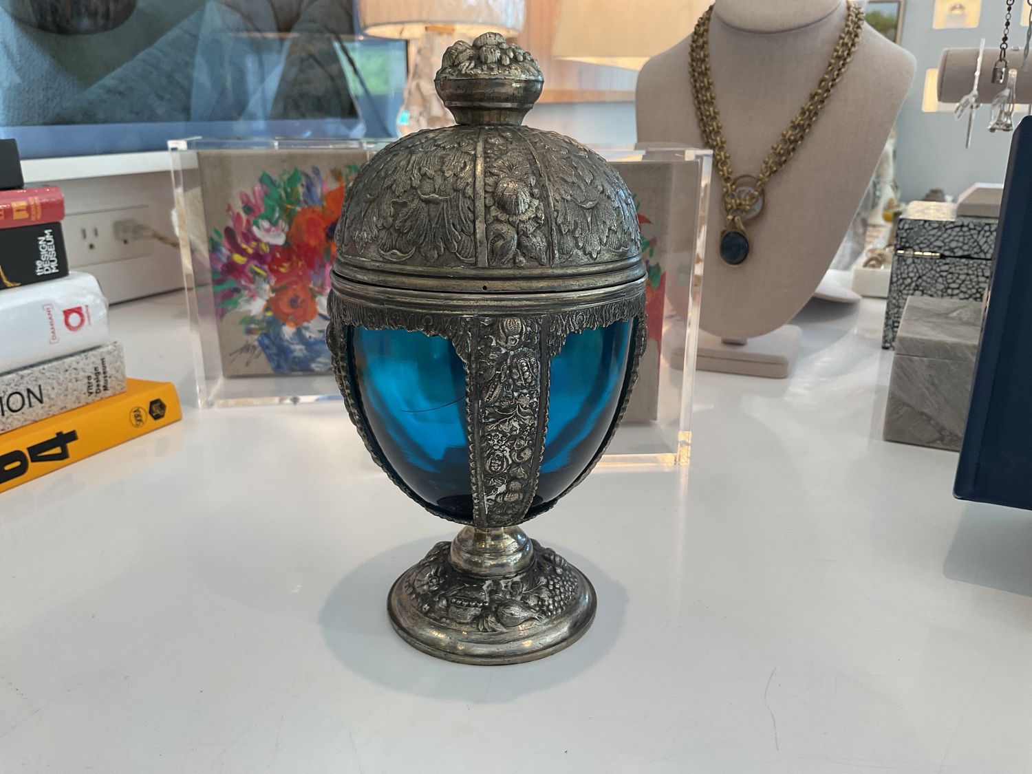 Glass Egg Music Box