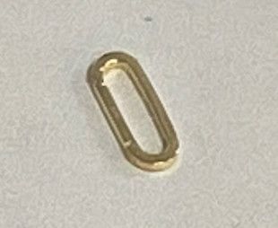 Charm Connector, 14k Simple Oval