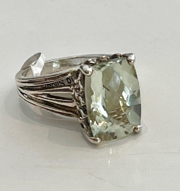 Ring, Prozaolite, Sterling Silver