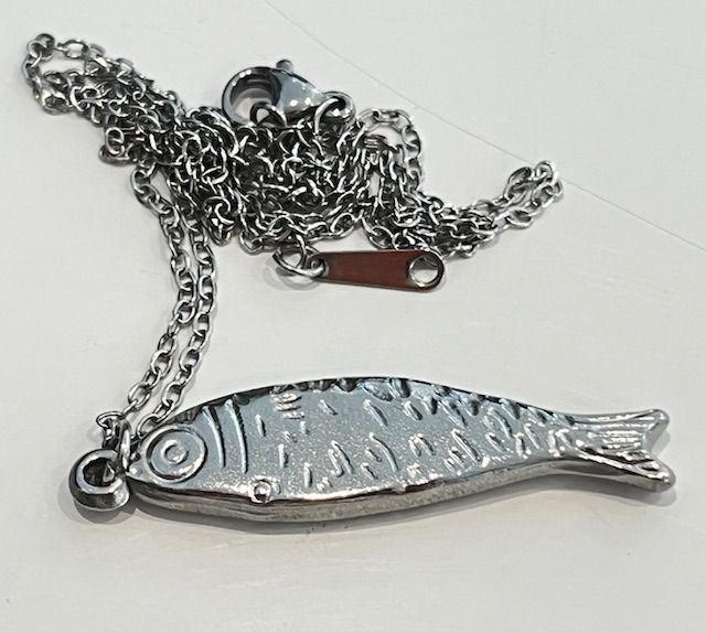 Pendant, Sterling Silver Sardine