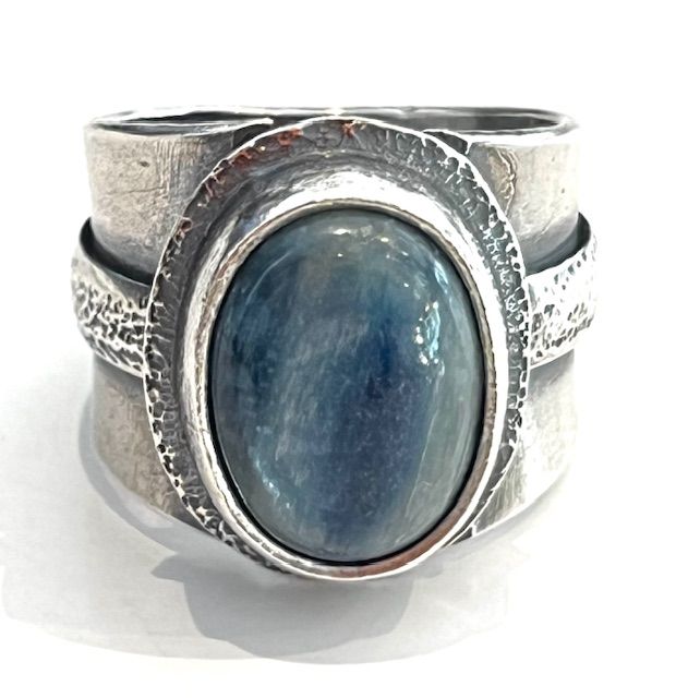 Ring, 7.5, Kyanite Stone, Sterling Silver