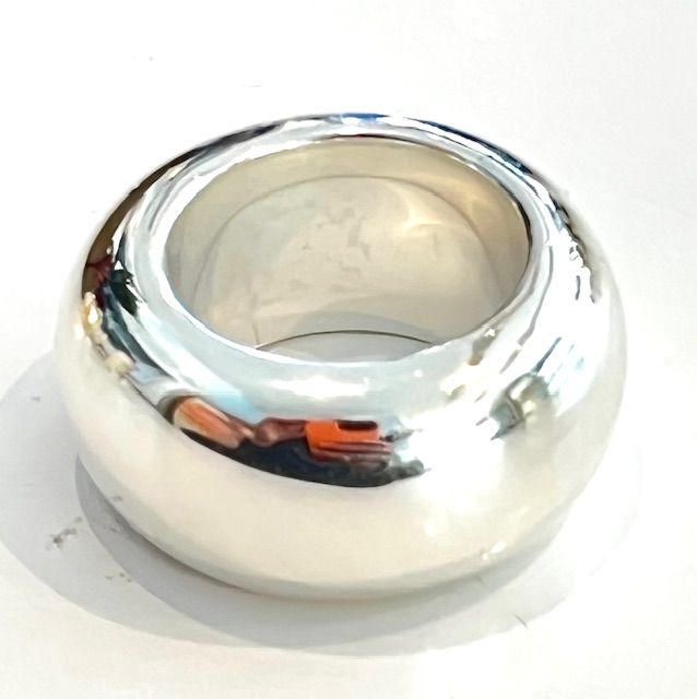 15mm Donut Ring in Sterling Silver