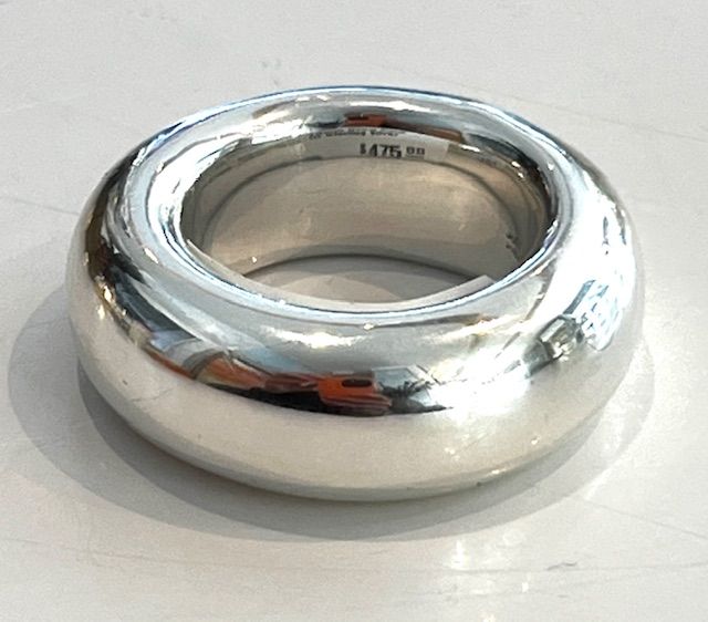 10mm Donut Ring in Sterling Silver