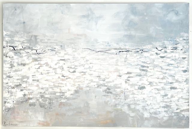 Original Art Abstract by Kim Romaro 60&quot; x 40&quot;