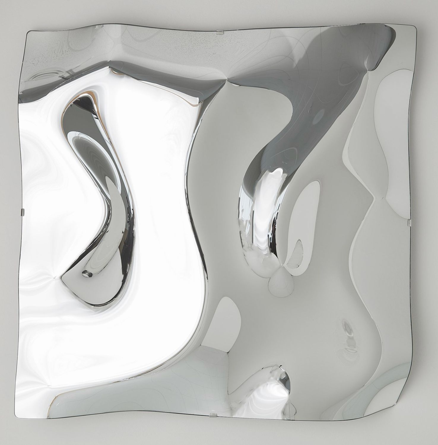 40&quot; x 40&quot; Art Mirror, Silver