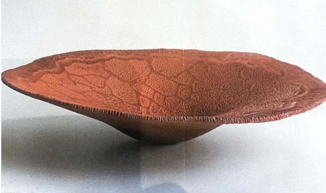 Bowl Holly Hunt Coralie Seigneur Onduline Org $3710 Red /Orange