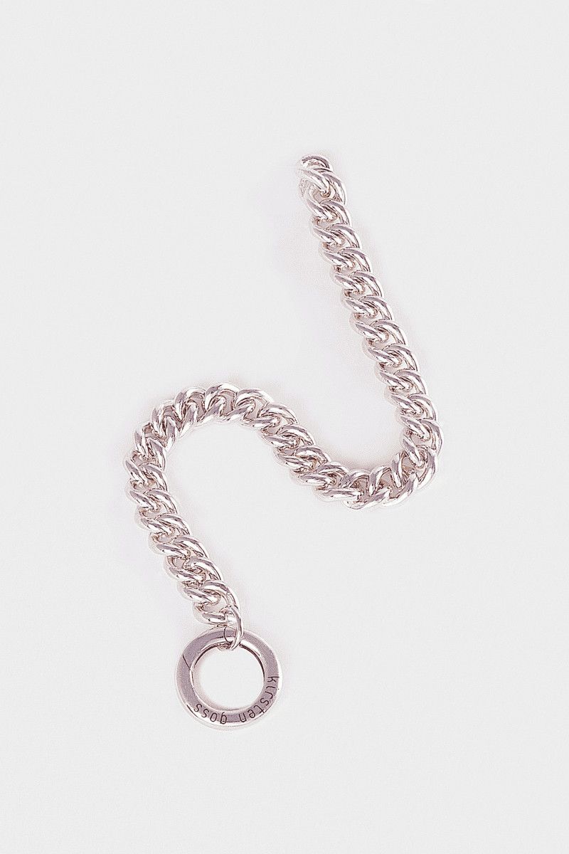 7mm curblink chain bracelet with lifesaver