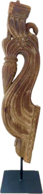 Large Wood Antique Corbel on Floor stand
