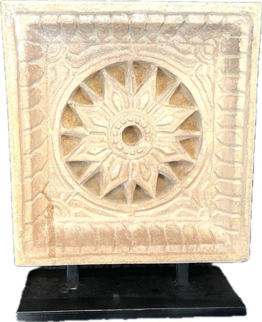 Antique Stone For Palace Ventilation On Custom Stand