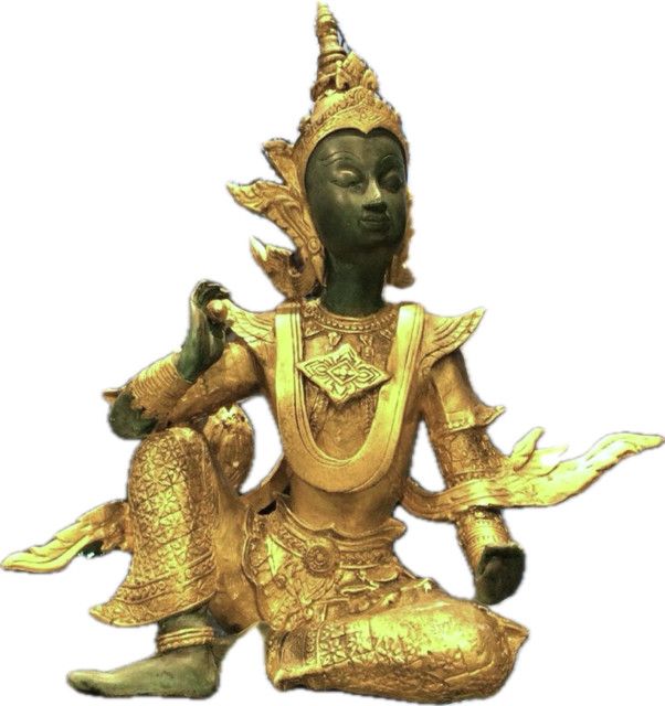 Antique Thailand Gilt Teaching Buddha