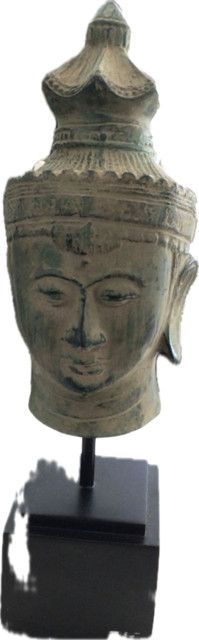Buddha Head on Stand