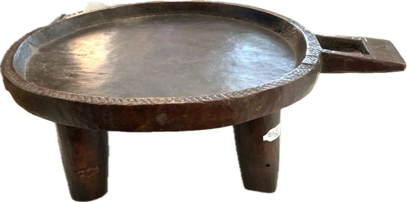 One-of-a-Kind Ethiopian Coffee Table Vintage 15.75&quot;W x 5.5&quot;H