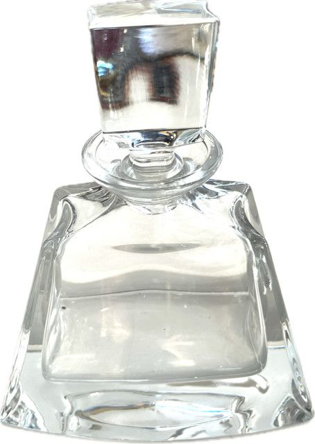 Crystal Glass Decanter 8.25&quot;