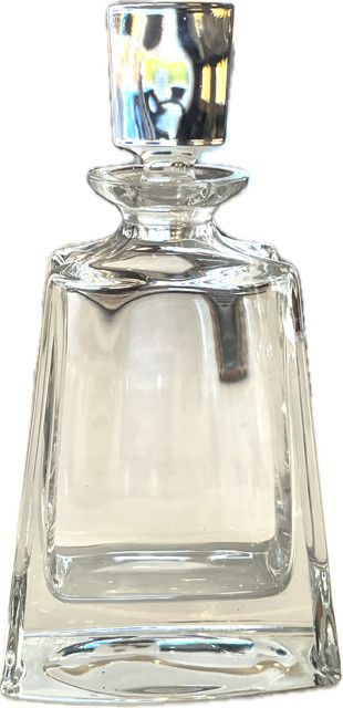Crystal Glass Decanter 10.75&quot;