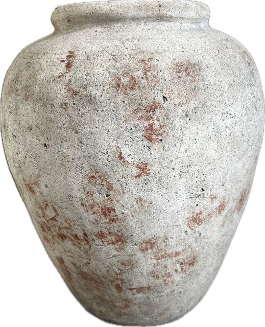 Porcelain Vase Vtg Asian Pot 13.25&quot;