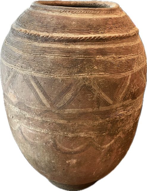 African Nupe Jar, Large 26&quot;H