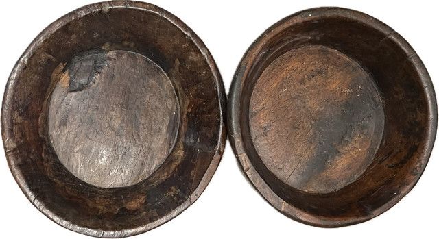 Village Bowl Large Wood 13-14&quot;D