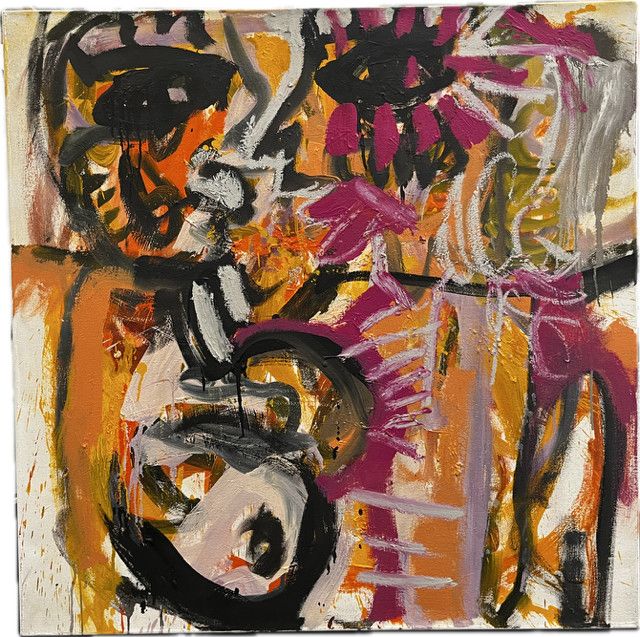 Original Art &#39;Eyes Wide Open&#39; 40&quot; x 40&quot;