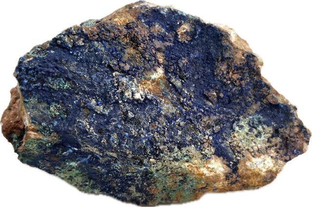Azurite Specimen, Morocco 6&quot;L