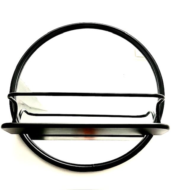 Round Pharmacy Mirror 22&quot;D