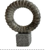 Eternal Spiral Gray L, 16&#39;&#39;x6&#39;&#39;x22&#39;&#39;