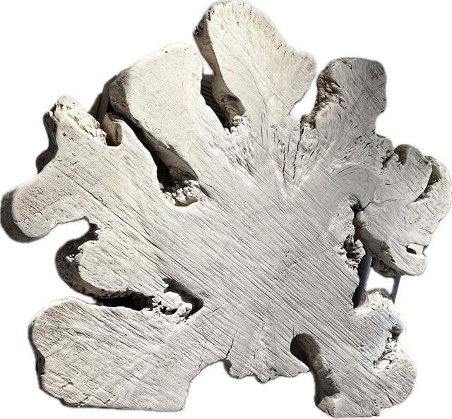 Wall art, Floret Solid Sliced Reclaimed Wood on Frame 33&quot; x 20.5 x 2