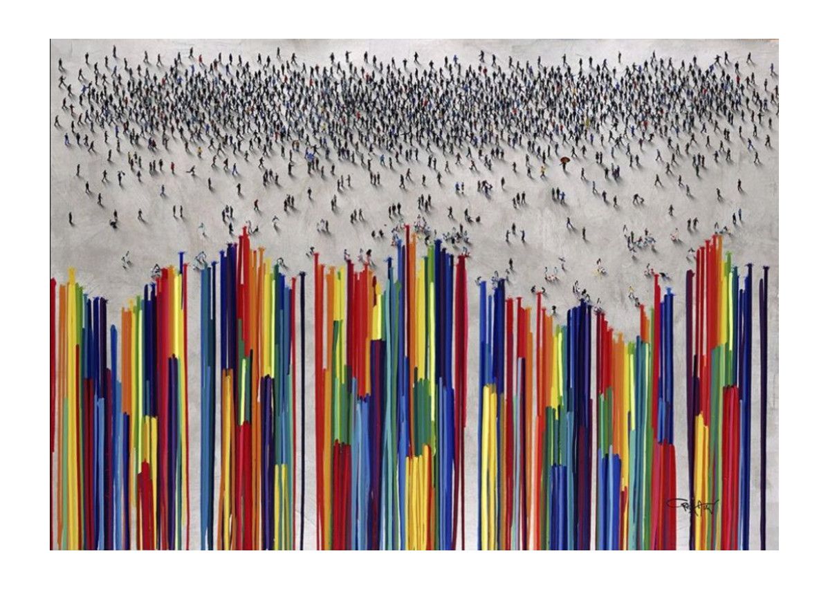 Original Art By Craig Alan, Populus, 40&quot; x 36&quot; Framed, Limited Edition last 10, Oil Giclee