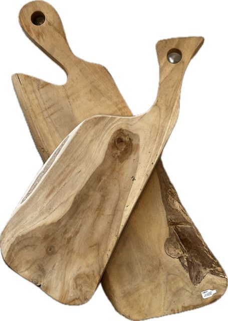 Teak Natural Finish Cutting Board 26" and 28"