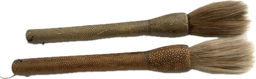 Faux Shagreen Calligraphy Brush