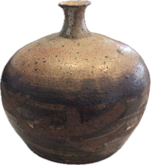 Primitive pottery Browns Vase, Jar
