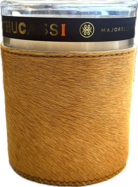 Thucassi Gold Hair on Hide Majorelle Dreams Sm Candle 8oz.