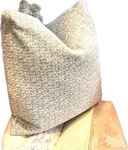 Pillow Gray Cashmere Knit
