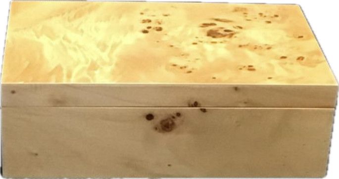 Burl Wood Design Box Large 10x6.5x2.5