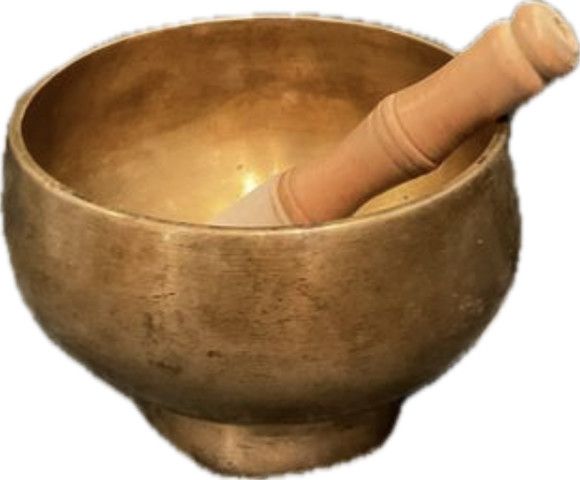 Vintage Brass Singing Bowl 6" x 6"
